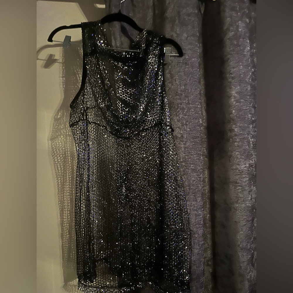 Sequin Cover Up